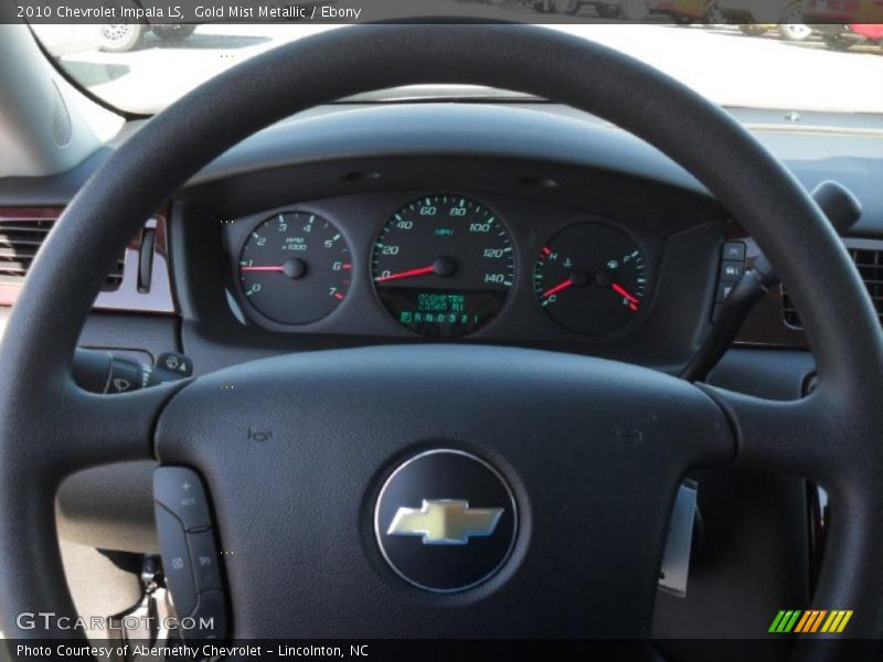 Gold Mist Metallic / Ebony 2010 Chevrolet Impala LS