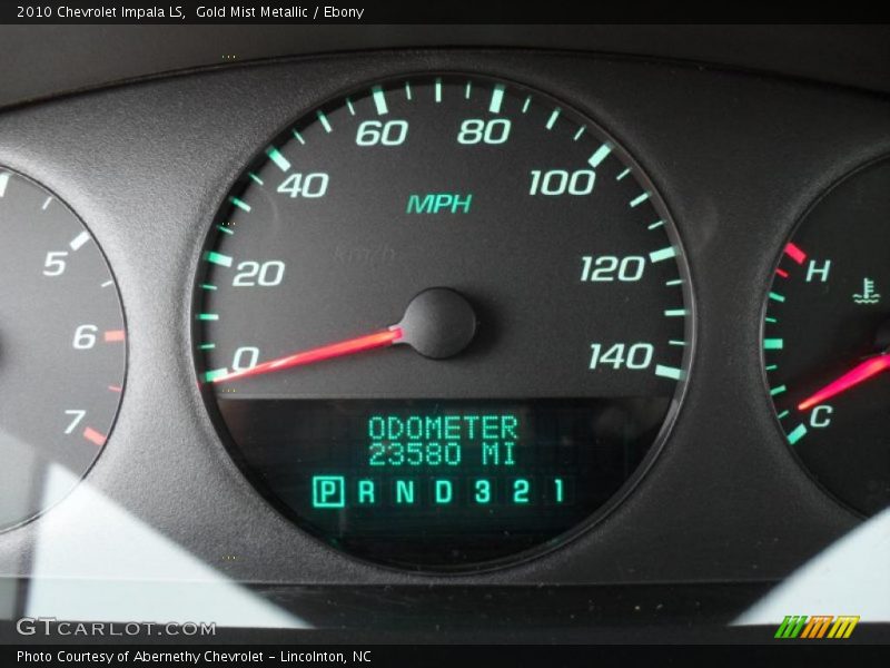 Gold Mist Metallic / Ebony 2010 Chevrolet Impala LS
