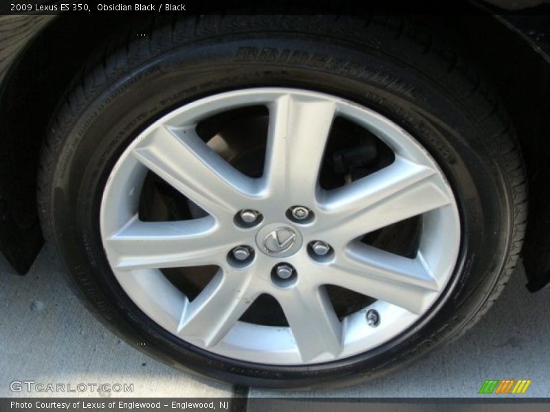 Obsidian Black / Black 2009 Lexus ES 350