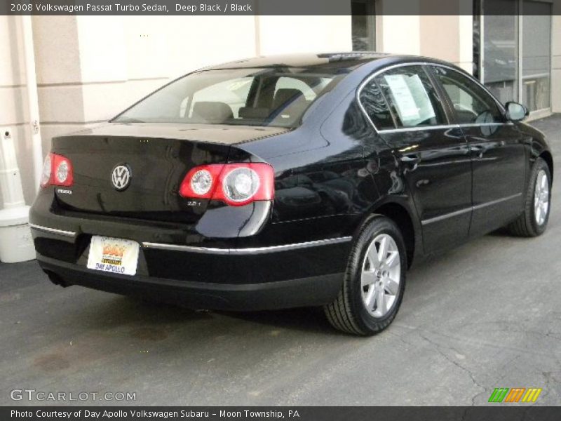 Deep Black / Black 2008 Volkswagen Passat Turbo Sedan