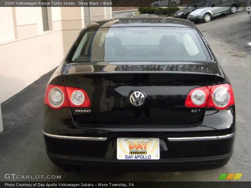 Deep Black / Black 2008 Volkswagen Passat Turbo Sedan