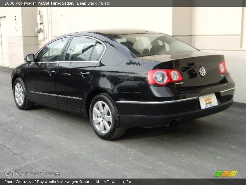 Deep Black / Black 2008 Volkswagen Passat Turbo Sedan