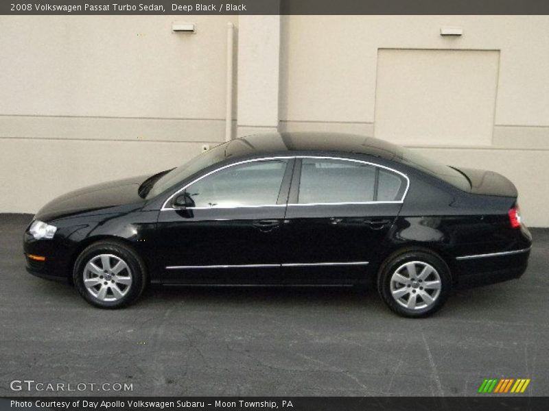 Deep Black / Black 2008 Volkswagen Passat Turbo Sedan