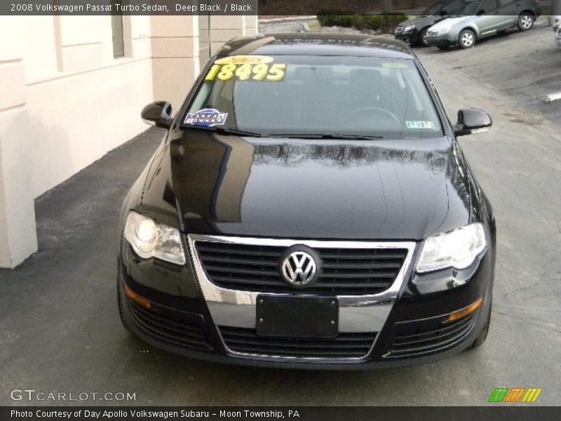 Deep Black / Black 2008 Volkswagen Passat Turbo Sedan