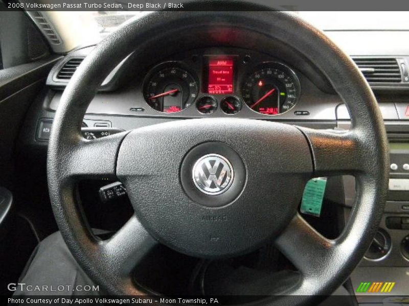 Deep Black / Black 2008 Volkswagen Passat Turbo Sedan