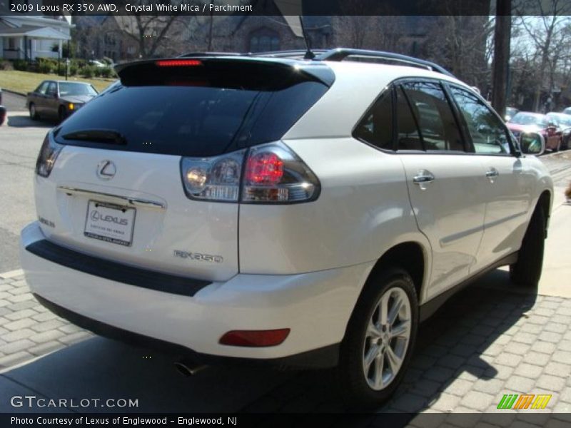 Crystal White Mica / Parchment 2009 Lexus RX 350 AWD