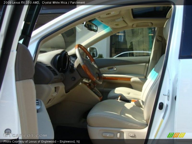 Crystal White Mica / Parchment 2009 Lexus RX 350 AWD