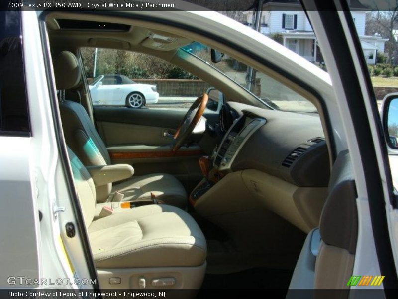 Crystal White Mica / Parchment 2009 Lexus RX 350 AWD