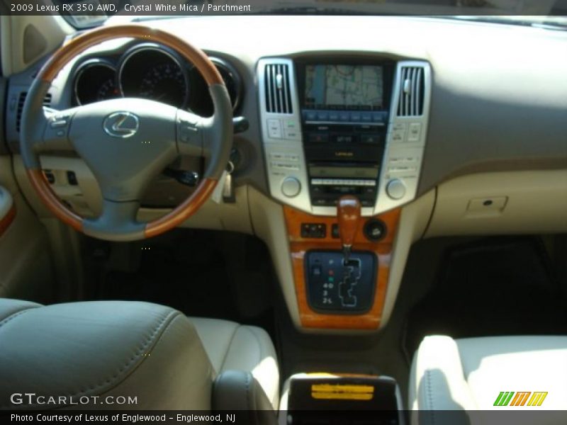 Crystal White Mica / Parchment 2009 Lexus RX 350 AWD
