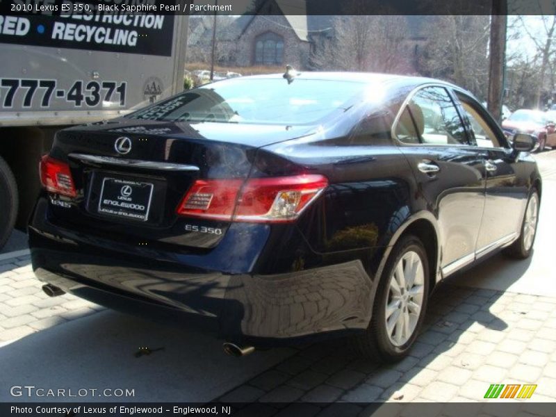 Black Sapphire Pearl / Parchment 2010 Lexus ES 350