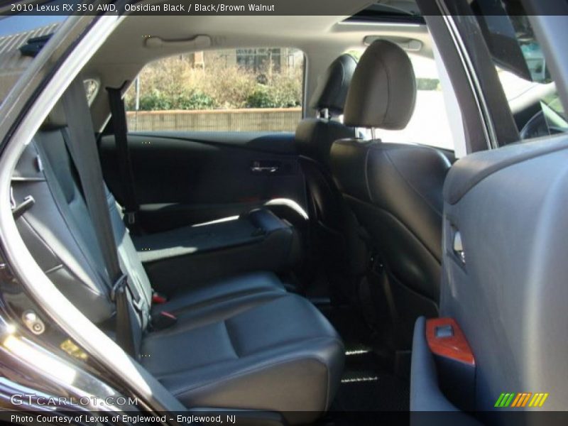 Obsidian Black / Black/Brown Walnut 2010 Lexus RX 350 AWD