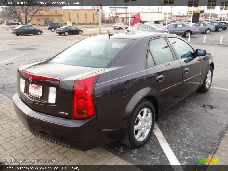 Blackberry / Ebony 2006 Cadillac CTS Sedan