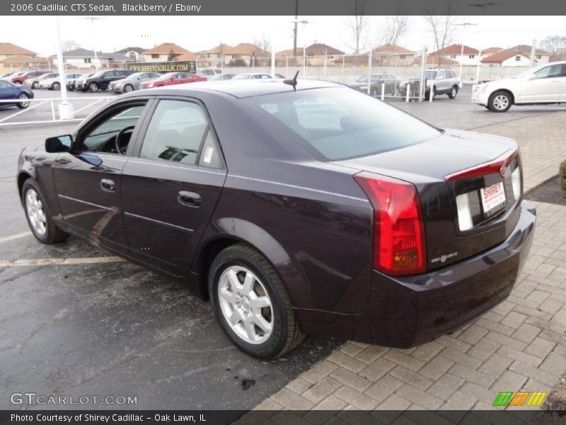 Blackberry / Ebony 2006 Cadillac CTS Sedan