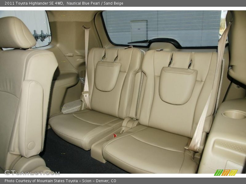 Nautical Blue Pearl / Sand Beige 2011 Toyota Highlander SE 4WD