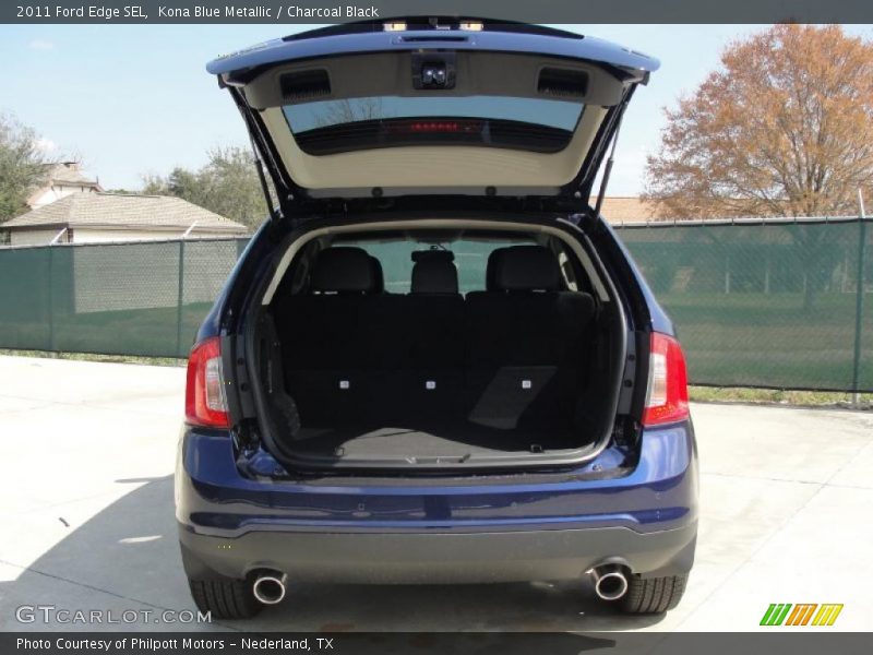 Kona Blue Metallic / Charcoal Black 2011 Ford Edge SEL