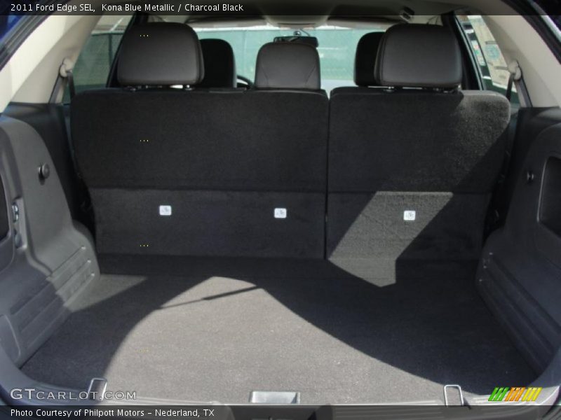 Kona Blue Metallic / Charcoal Black 2011 Ford Edge SEL