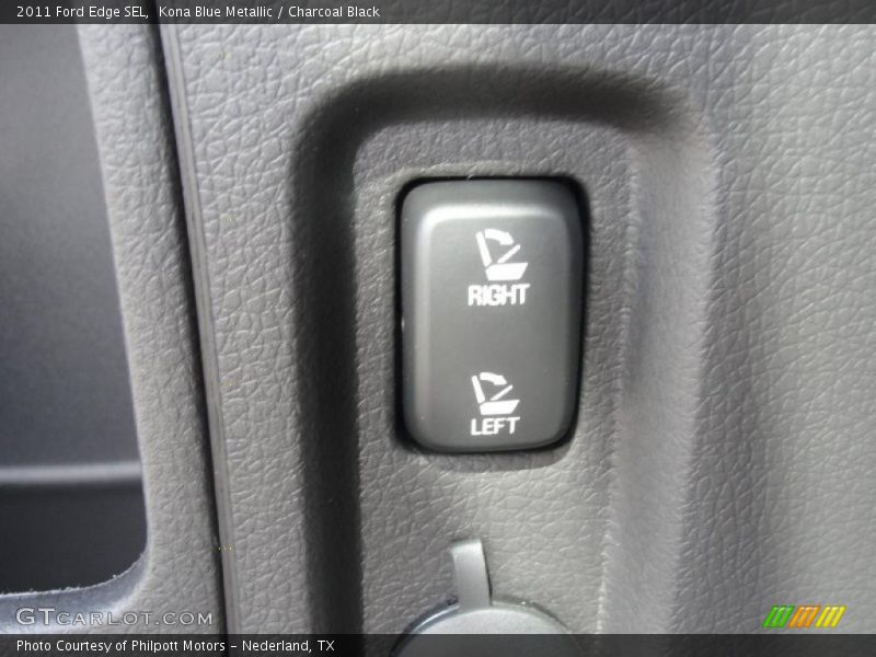 Kona Blue Metallic / Charcoal Black 2011 Ford Edge SEL