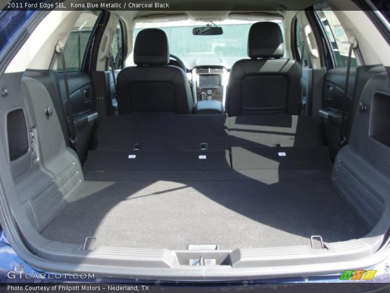 Kona Blue Metallic / Charcoal Black 2011 Ford Edge SEL