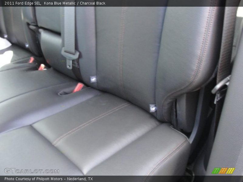 Kona Blue Metallic / Charcoal Black 2011 Ford Edge SEL