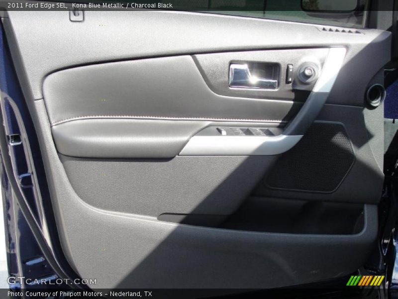 Kona Blue Metallic / Charcoal Black 2011 Ford Edge SEL