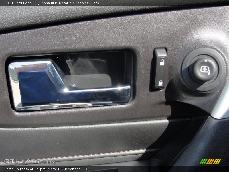 Kona Blue Metallic / Charcoal Black 2011 Ford Edge SEL