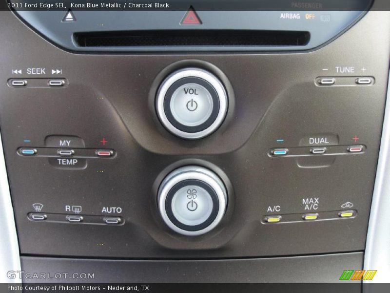 Kona Blue Metallic / Charcoal Black 2011 Ford Edge SEL