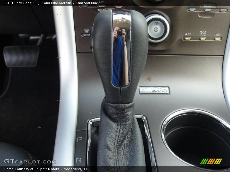 Kona Blue Metallic / Charcoal Black 2011 Ford Edge SEL