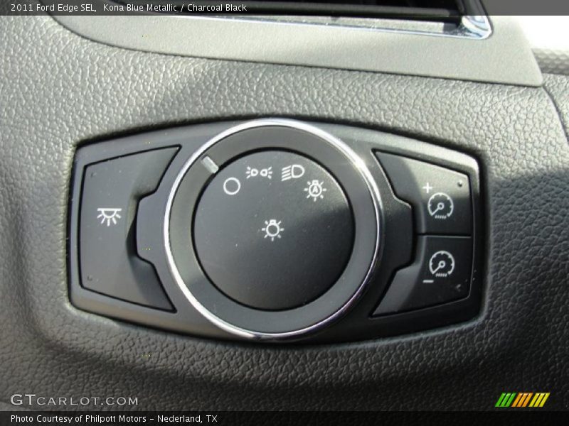 Kona Blue Metallic / Charcoal Black 2011 Ford Edge SEL