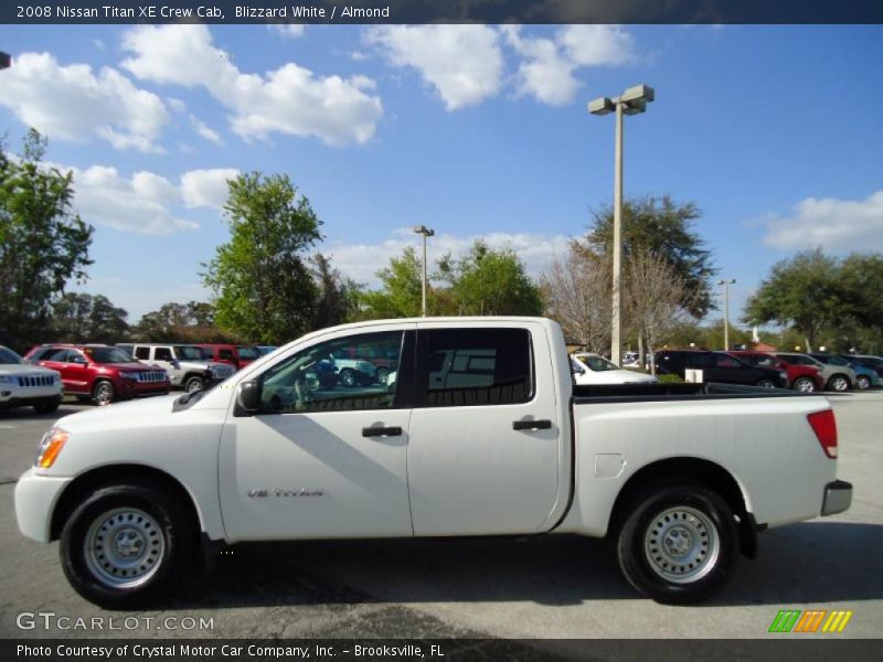 2008 Titan XE Crew Cab Blizzard White