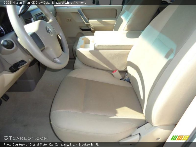 2008 Titan XE Crew Cab Almond Interior