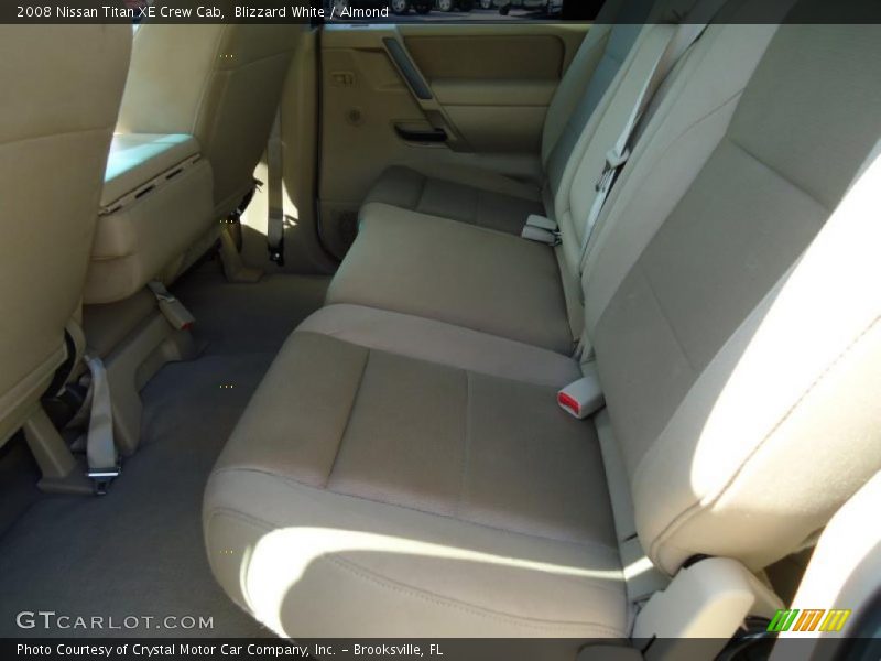 Blizzard White / Almond 2008 Nissan Titan XE Crew Cab