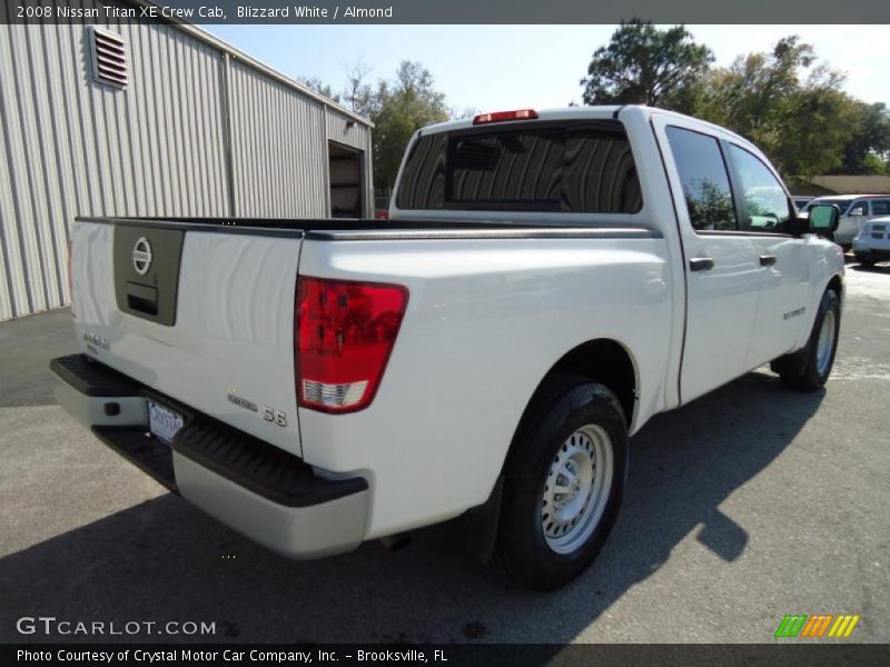  2008 Titan XE Crew Cab Blizzard White