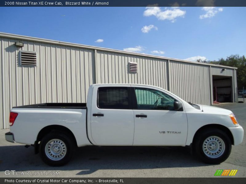  2008 Titan XE Crew Cab Blizzard White