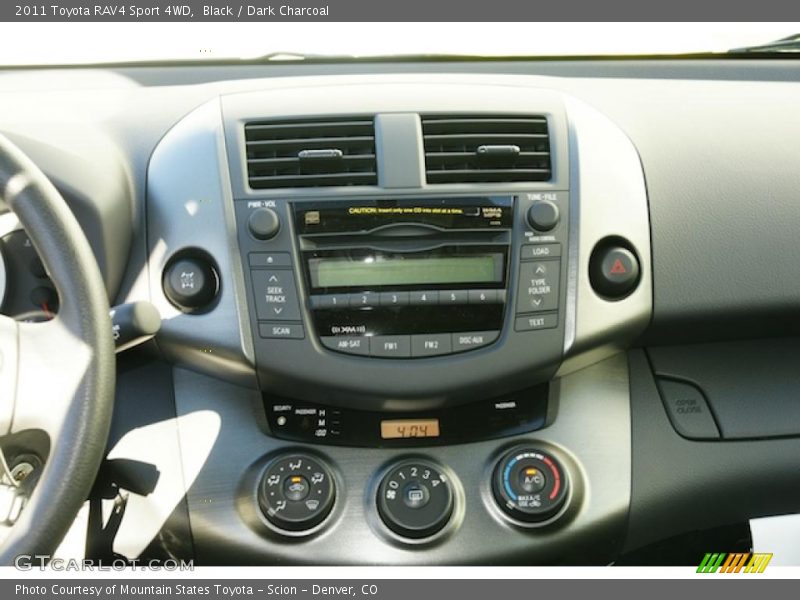 Controls of 2011 RAV4 Sport 4WD