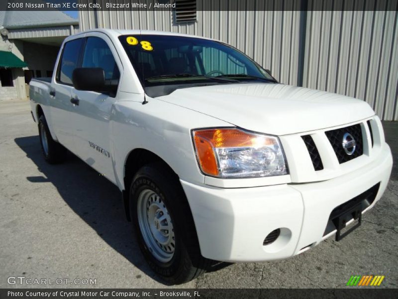 Front 3/4 View of 2008 Titan XE Crew Cab