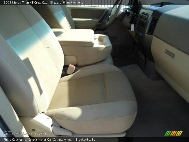 Blizzard White / Almond 2008 Nissan Titan XE Crew Cab