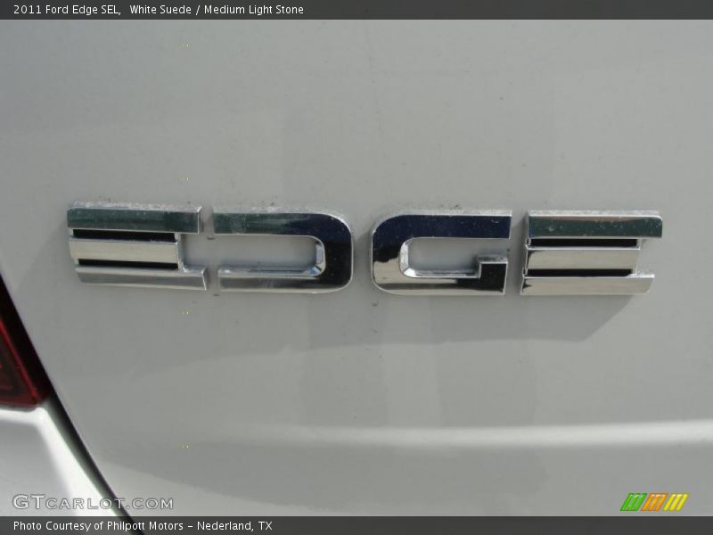 White Suede / Medium Light Stone 2011 Ford Edge SEL