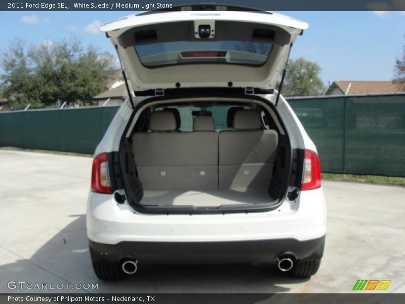 White Suede / Medium Light Stone 2011 Ford Edge SEL