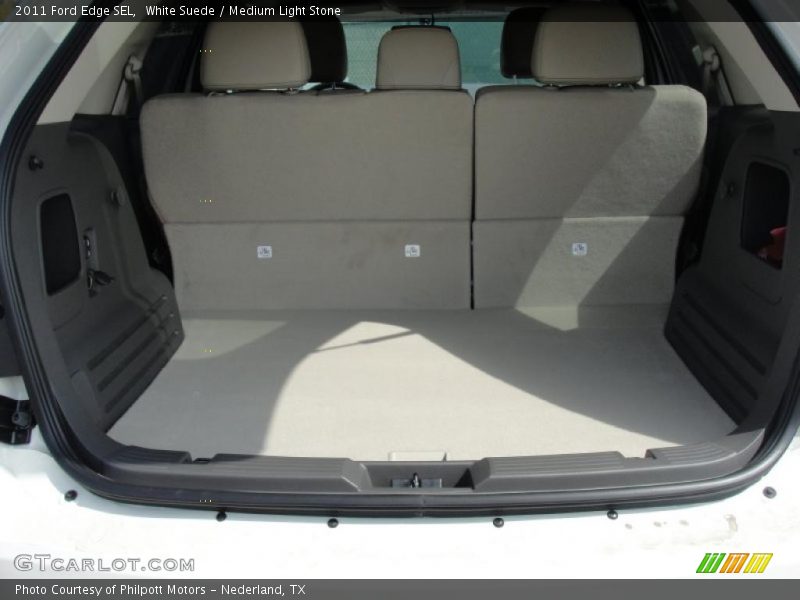 White Suede / Medium Light Stone 2011 Ford Edge SEL