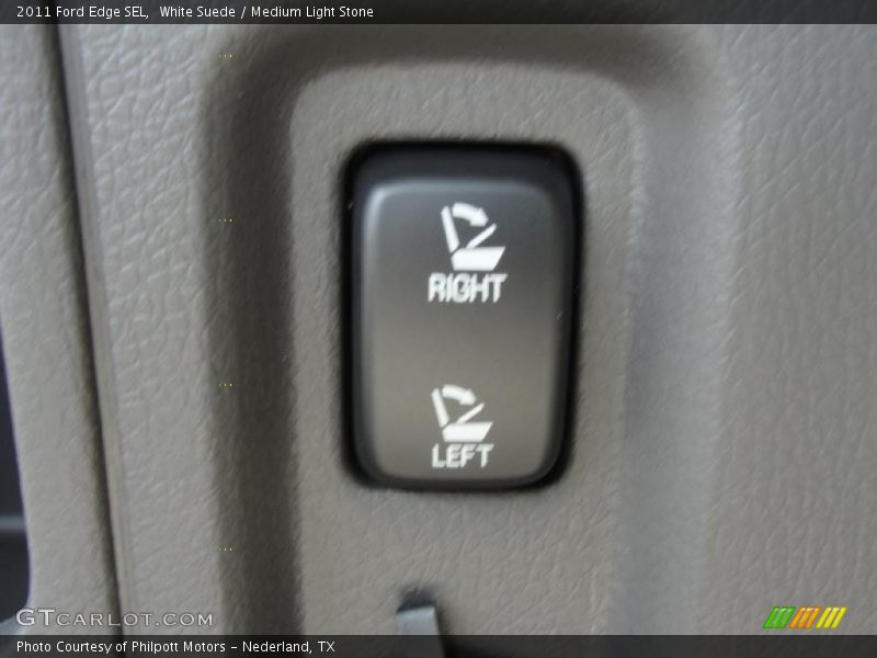 White Suede / Medium Light Stone 2011 Ford Edge SEL