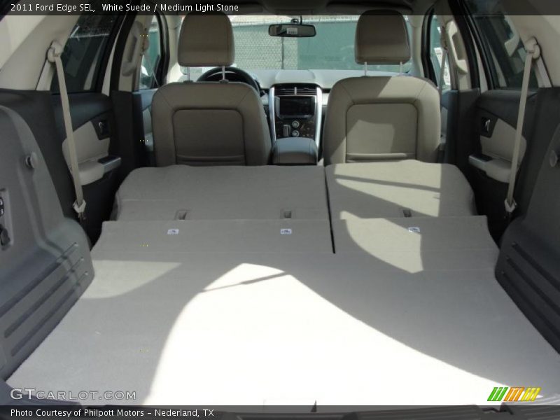White Suede / Medium Light Stone 2011 Ford Edge SEL