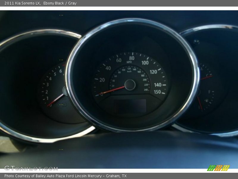 Ebony Black / Gray 2011 Kia Sorento LX