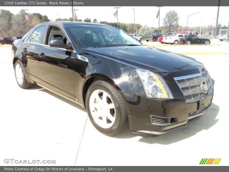 Black Raven / Ebony 2008 Cadillac CTS Sedan