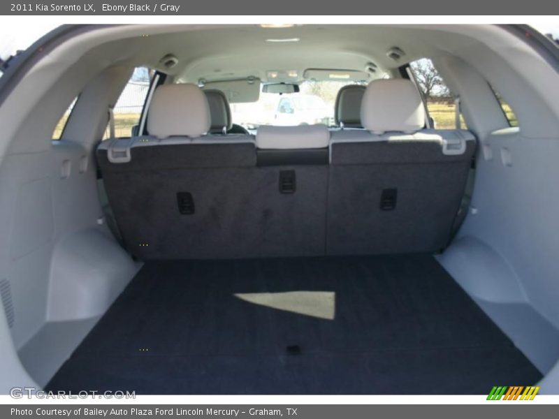 Ebony Black / Gray 2011 Kia Sorento LX