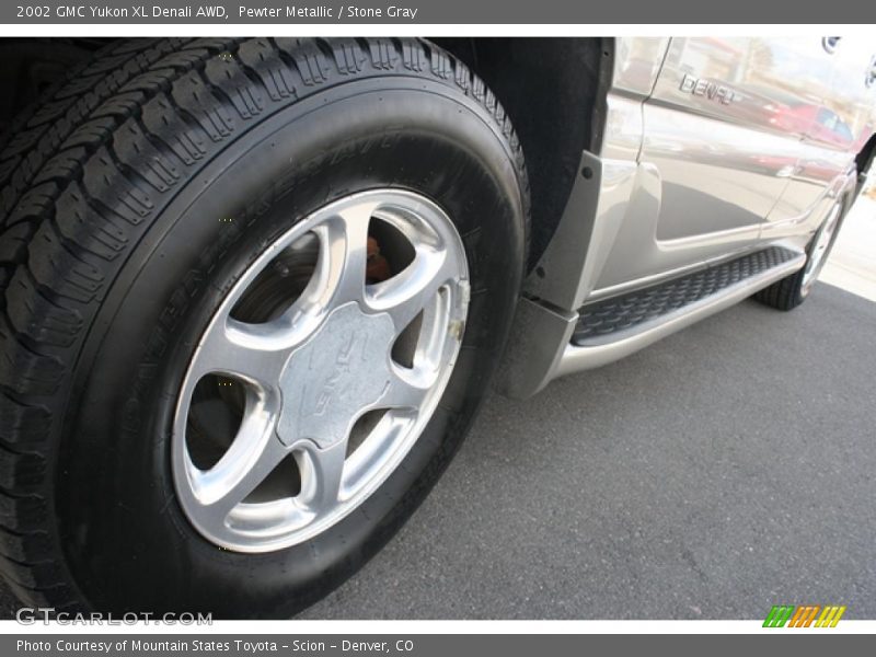 Pewter Metallic / Stone Gray 2002 GMC Yukon XL Denali AWD