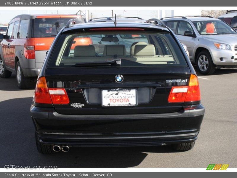 Jet Black / Sand 2003 BMW 3 Series 325xi Wagon