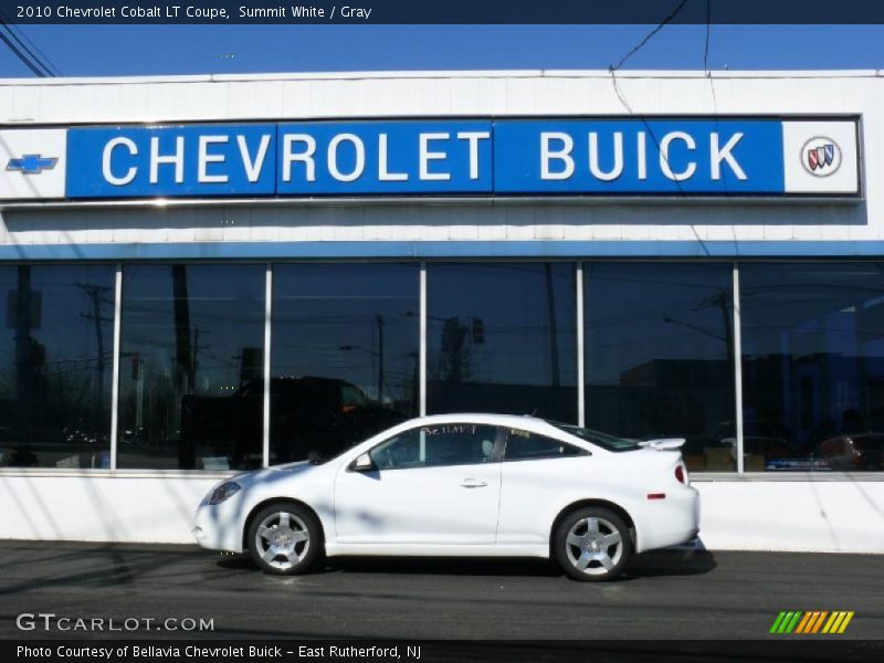 Summit White / Gray 2010 Chevrolet Cobalt LT Coupe