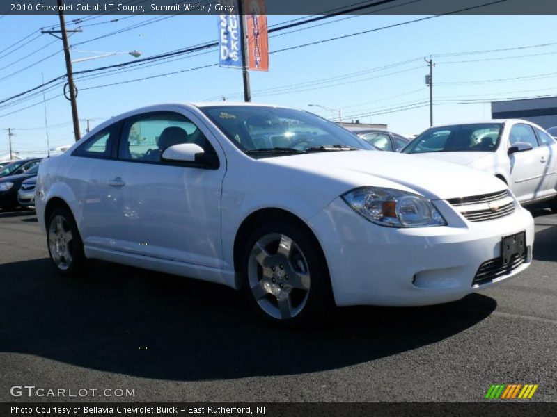 Summit White / Gray 2010 Chevrolet Cobalt LT Coupe