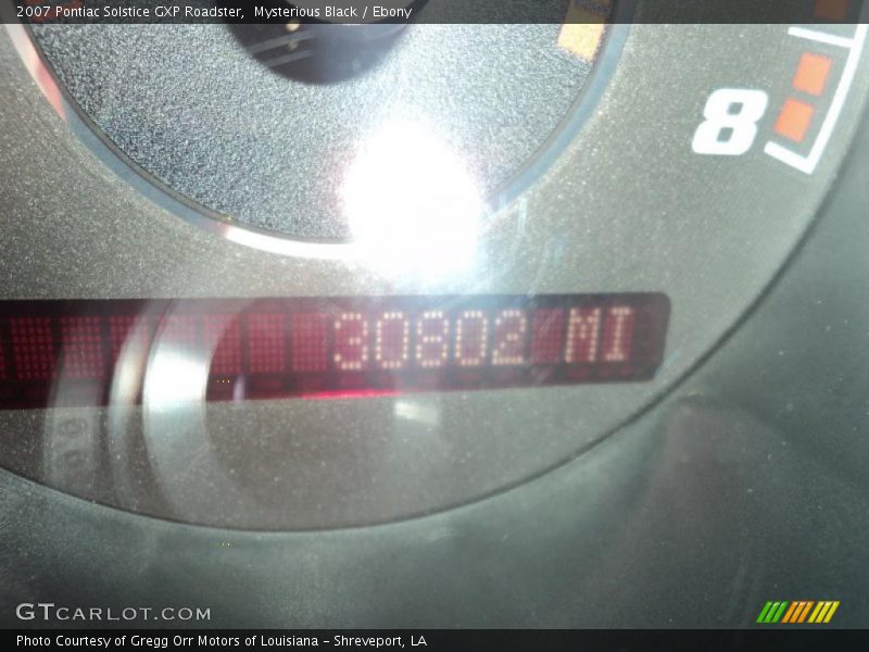 Mysterious Black / Ebony 2007 Pontiac Solstice GXP Roadster