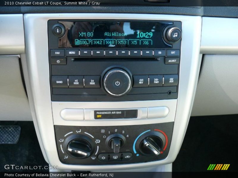 Summit White / Gray 2010 Chevrolet Cobalt LT Coupe